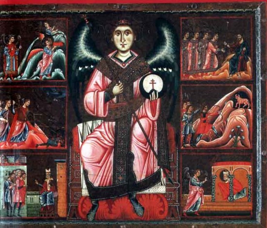 Coppo di Marcovaldo  San Michele  arcangelo in trono e sei storie, 