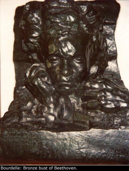 Bourdelle Antoine Busto di Bethoven