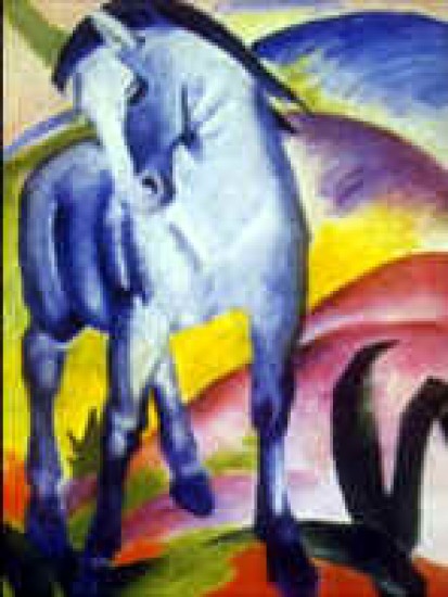 MARC FRANZ Cavallo bleu , 1911