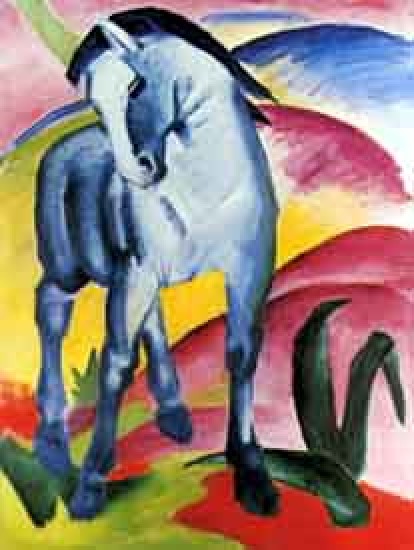 Marc Franz  Cavallo Azzurro IBlaues Pferd I, 1911