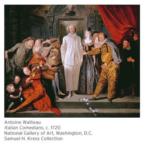 Watteau   Antoine Commedianti italiani