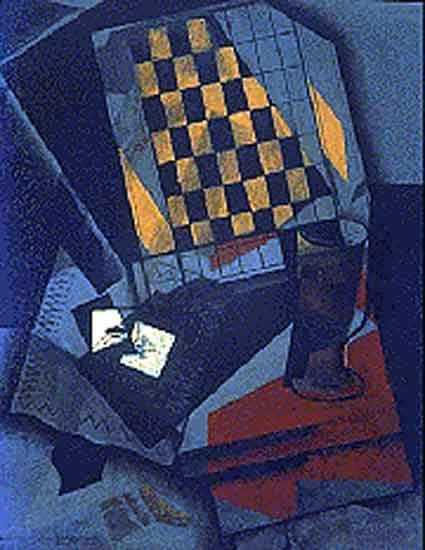 Gris  Juan Still Life with Playing Cards 
