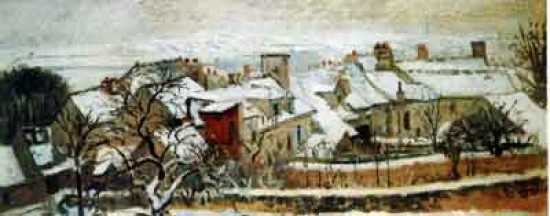 Camille Pissaro  Le Quattro stagioni : L'Inverno 