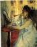 Morisot Berthe Giovane donna che si incipria
