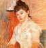 Morisot Berthe  Giovane in bianco