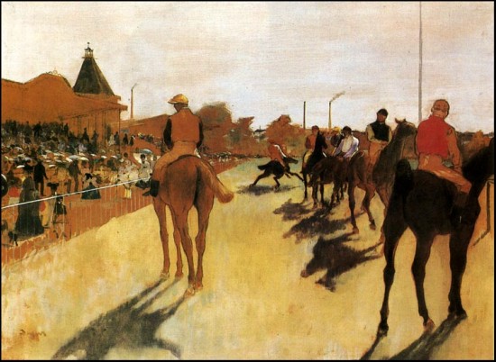 Degas Edgar  iFantini davanti alle tribune
