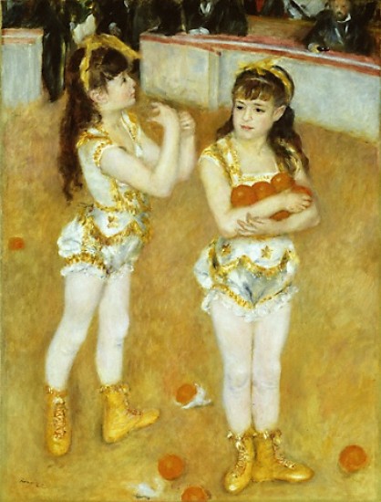 Renoir    Pierre-Auguste Two Little Circus Girls
