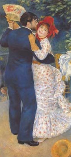 Renoir Pierre Auguste  Ballo in campagna