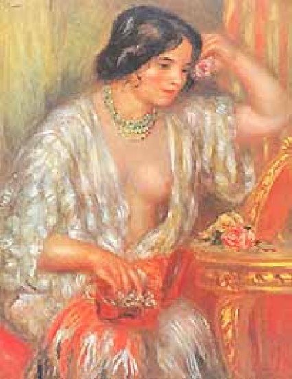 Renoir  Pierre Auguste  Gabrielle con gioielli