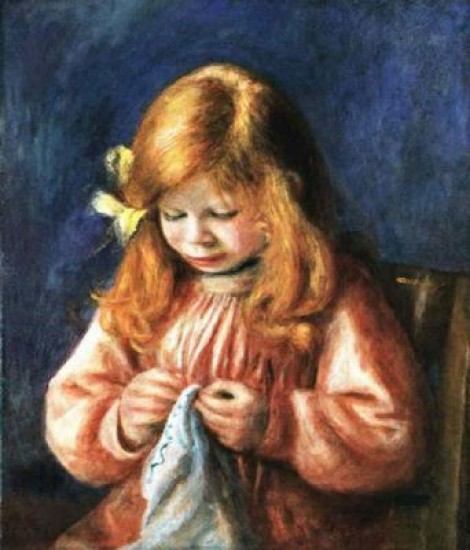 Renoir Pierre Augusfe    Jean,La figlia dell'artista