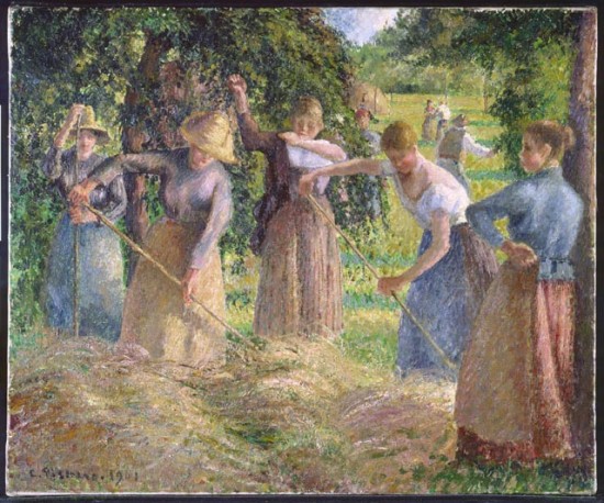 Camille Pissarro  Hay Harvest at Éragny  