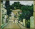 Camille Pissarro  Rue de l'Hermitage, in Pontoise 