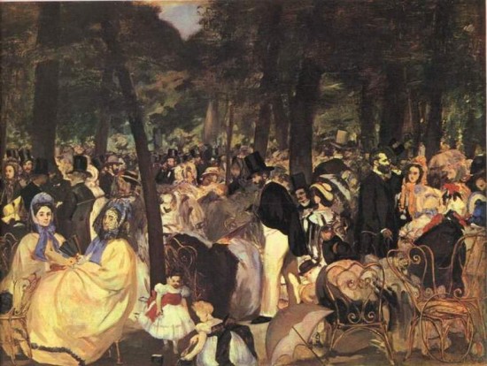 Manet Edouard  Boncerto alle Teulleries