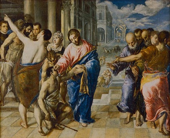 El Greco  La guarigione del cieco nato