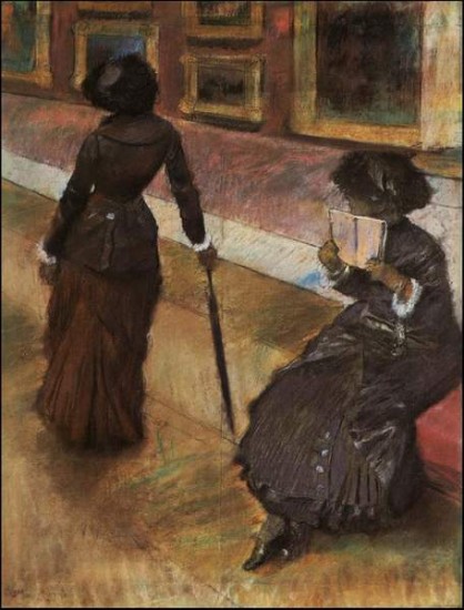 Degas Edgar  Mary Cassat al Louvre