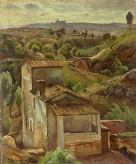 Raffaele De Grada  Il mulino a Santa Chiara, 1927 