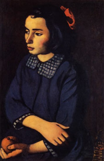 Marussig, Bambina con mela, 1923