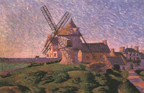Signac Paul Pierre Hl's Windmill Sainte-Briac