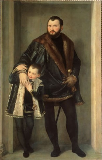 Paolo Veronese  Giovanni da Porto  con il figlio