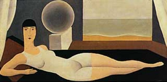 G. Magritte - Prospettiva: Madame Récamier di David - 1950