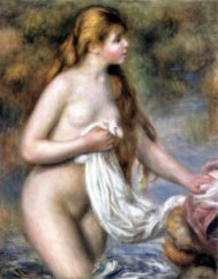 Renoir   La bagnante dai lunghi capelli
