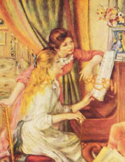 Renoir Auguste Ragazze al piano
