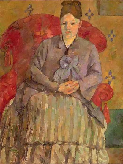 Cezanne Madame Cezanne in a Red Armchair