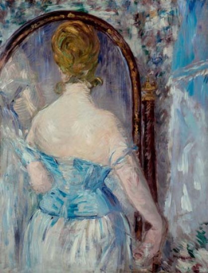 Manet Edouard Davanti allo specchio