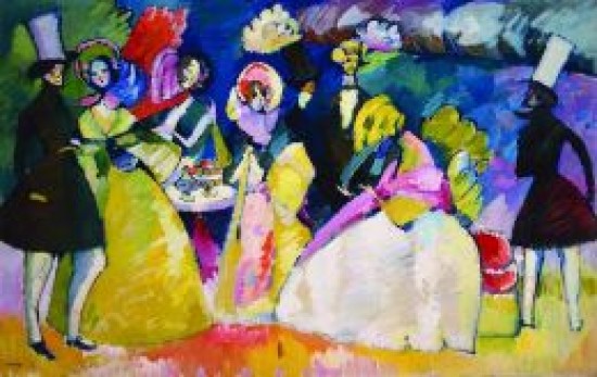 Kandinsky,Vasily  Gruppo in crinolina 