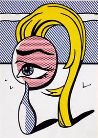 Lichtenstein,Roy  Ragazza con una lacrima 