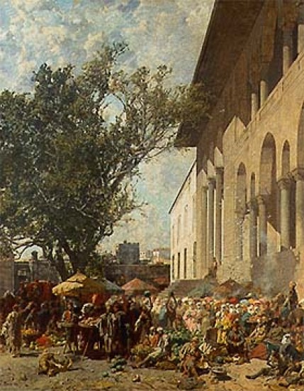 Mercato a Costantinopoli 130x105
