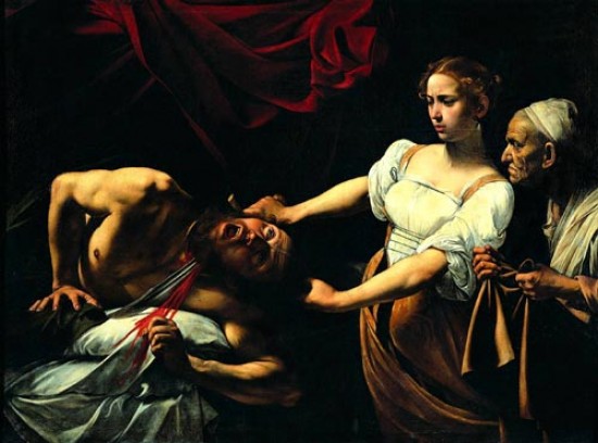 Caravaggio     Giuditta con la testa di Oloferne