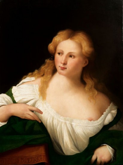 Palma il Vecchio Jacopo Ritratto di donna detta la Sibilla