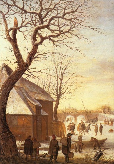 Avercamp Hendrick Winter scene, 