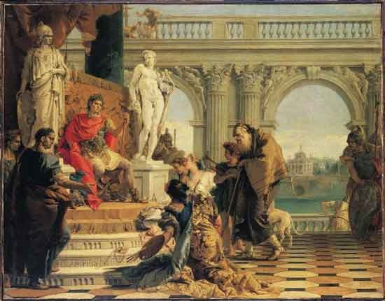 Giambattista Tiepolo Mecenate presenta le Arti Liberali ad Augusto,