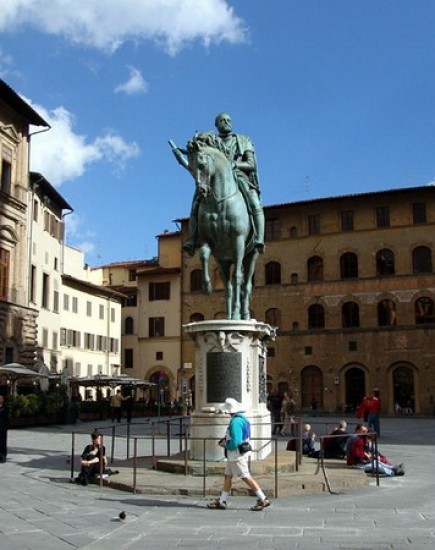 Gianbologna Statua di Cosimo I a firenze