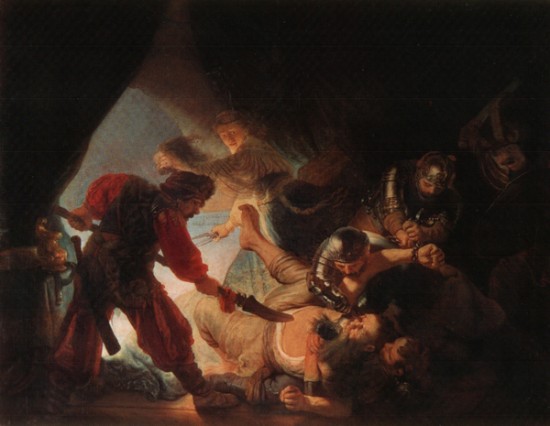 Rembrandt Sansone acciecato dai Filistei