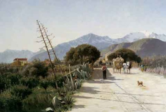 De Gregorio Marco Paesaggio di Avellino 1864,