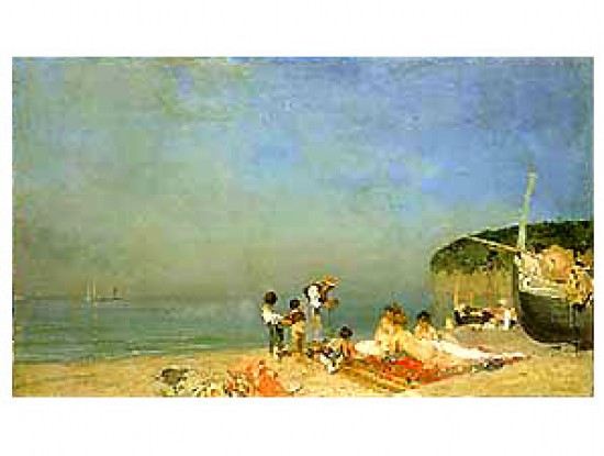    Edoardo Dalbono (Napoli, 1841-1915)    sirene a Posillipo