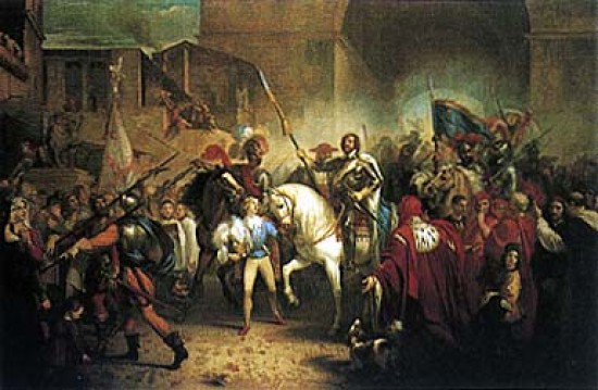 Giuseppe Bezzuoli, L'entrata di Carlo VIII a Firenze,