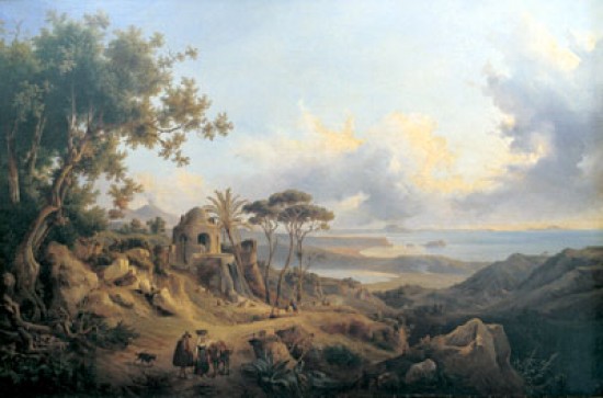 Consalvi  Veduta del Golfo di Napoli presa dalla vetta degli Astroni 1841,