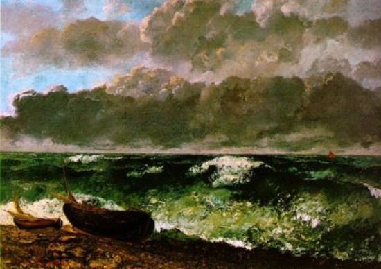 Courbet tempesta