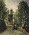 Constant Troyon (French, 1810-1865), Road in the Woods, 