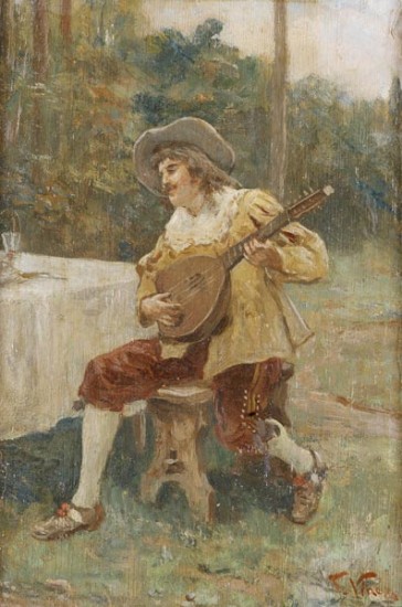 Francesco Vinea Suonatore di mandola
