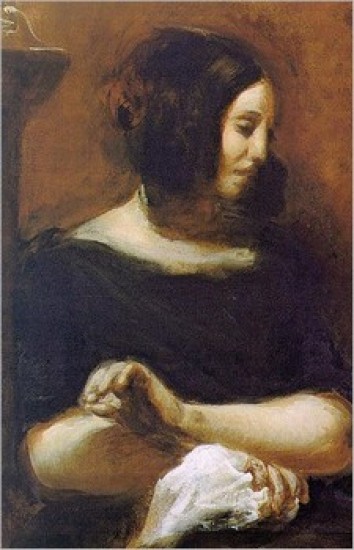 Eugène Delacroix Portrait de George Sand 