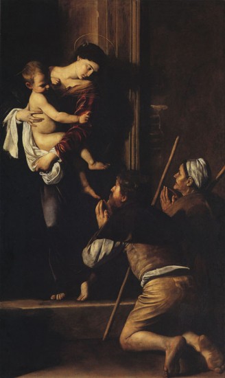 Caravaggio Madonna di Loreto o Madonna dei pellegrini -