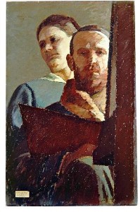 Oscar Ghiglia, Oscar e Isa Ghiglia (1918), cm 57 x 36