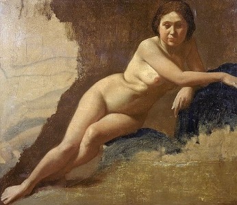 Degas Nudo femminile sdraiato