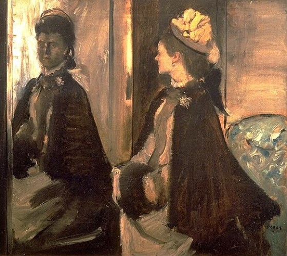 Degas Madame Jeantaud allo specchio