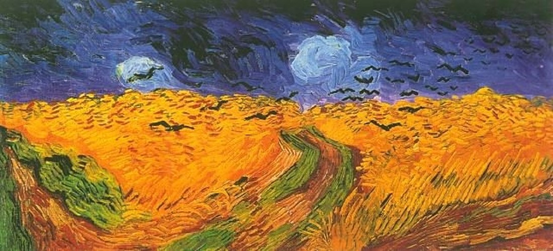 Van Gogh Campo di grano con avvoltoi